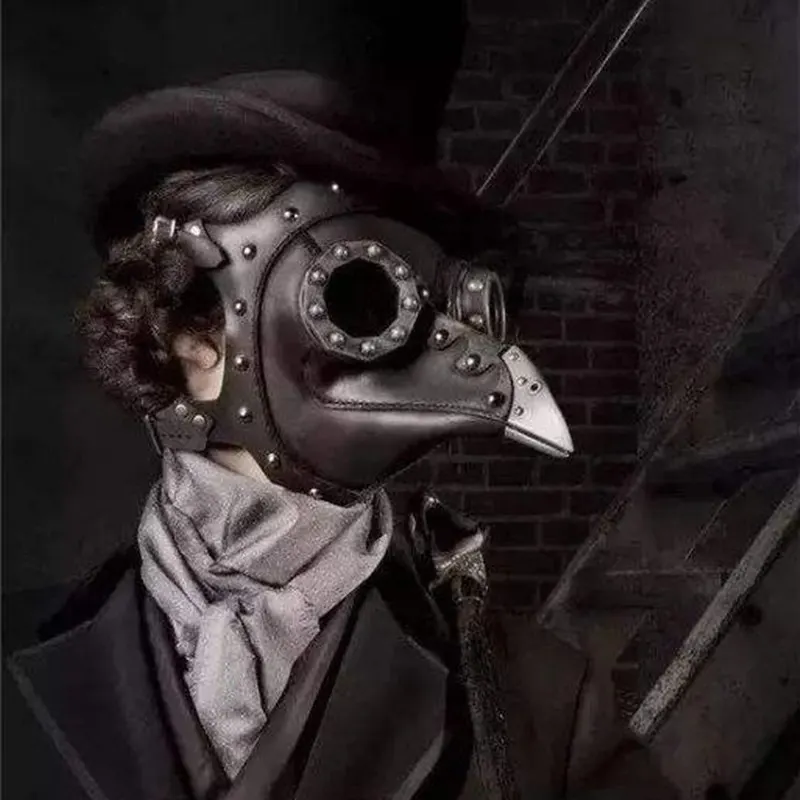 Halloween Fancy Punk Retro Schnabel Plague Doctor Steampunk Bird Mask Cosplay Costume Latex Masks Gothic Dress Party Prop
Halloween Fancy Punk Retro Schnabel Plague Doctor Steampunk Bird Mask Cosplay Costume Latex Masks Gothic Dress Party Prop