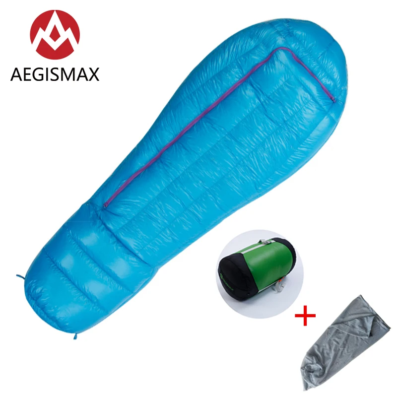 AEGISMAX ULTRA Long Adult Outdoor Camping Winter Down Sleeping Bag Cold Weather Nylon Mummy Sleeping Bag 220x86cm
AEGISMAX ULTRA Long Adult Outdoor Camping Winter Down Sleeping Bag Cold Weather Nylon Mummy Sleeping Bag 220x86cm