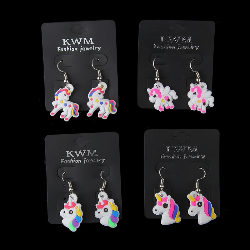 Trendy Mix Cute Cartoon Unicorn Drop Dangle Earrings For Woman Girls Fairytale Silicone Ears Jewelry Accessories
Trendy Mix Cute Cartoon Unicorn Drop Dangle Earrings For Woman Girls Fairytale Silicone Ears Jewelry Accessories