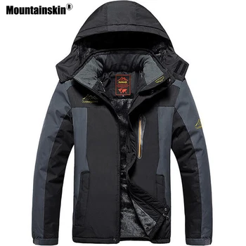 Mountainskin Men's Winter Jackets Warm Thicken Waterproof Coats Inside Fleece Thermal Casual Outerwear Plus Size 8XL 9XL SA572
Mountainskin Men's Winter Jackets Warm Thicken Waterproof Coats Inside Fleece Thermal Casual Outerwear Plus Size 8XL 9XL SA572