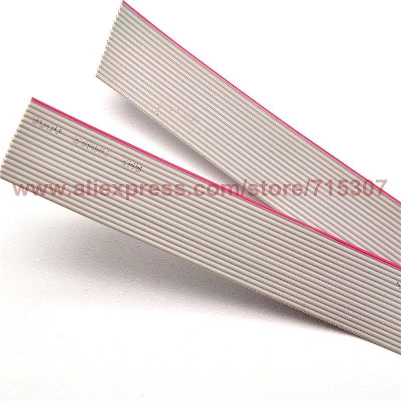 PHISCALE Ribbon Cable 14P Flat Ribbon Cable 1.27mm Pitch Gray Flat Cable For IDC Connector 5 meters/lot
PHISCALE Ribbon Cable 14P Flat Ribbon Cable 1.27mm Pitch Gray Flat Cable For IDC Connector 5 meters/lot