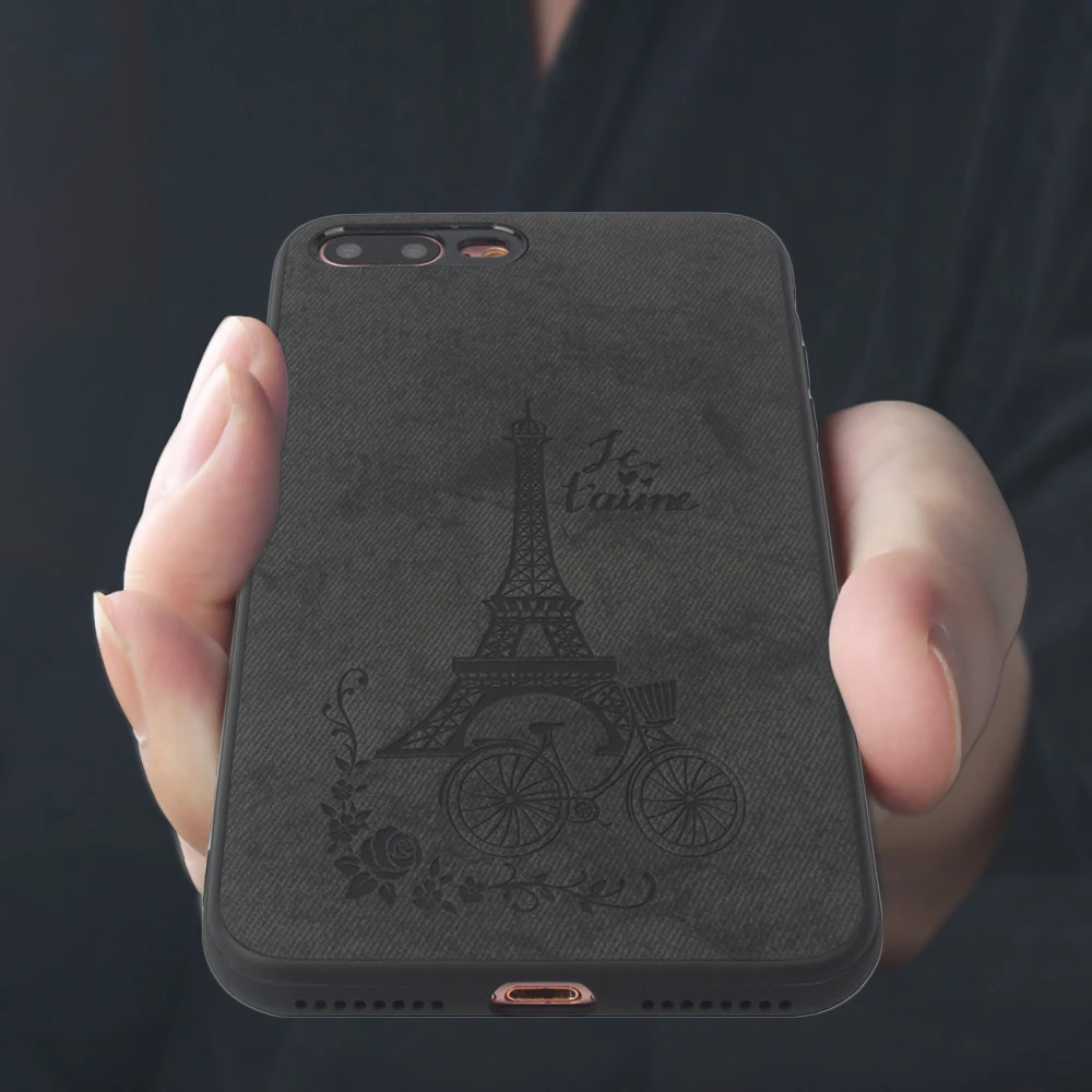 Fashion Soft Edge Phone Case Bag For iPhone 7 8 Plus Eiffel Tower Denim Back Case For iPhone 8 7 Plus Simple Protection Coque
Fashion Soft Edge Phone Case Bag For iPhone 7 8 Plus Eiffel Tower Denim Back Case For iPhone 8 7 Plus Simple Protection Coque