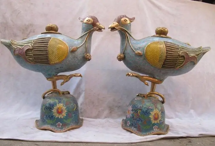 Chinese Royal Pure Bronze Evil Fu Foo Dog lion play bead Kylin PiXiu pair
Chinese Royal Pure Bronze Evil Fu Foo Dog lion play bead Kylin PiXiu pair