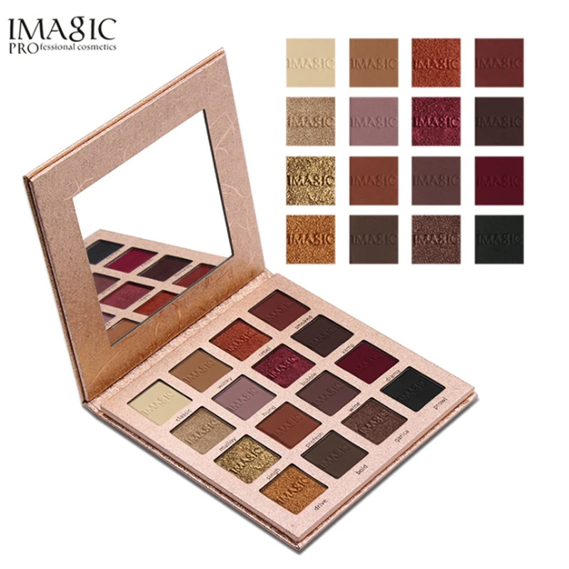 IMAGIC Fashional Charming Eyeshadow 16 Color Palette Make up Palette Matte Shimmer Pigmented microblading Eye Shadow Powder
IMAGIC Fashional Charming Eyeshadow 16 Color Palette Make up Palette Matte Shimmer Pigmented microblading Eye Shadow Powder