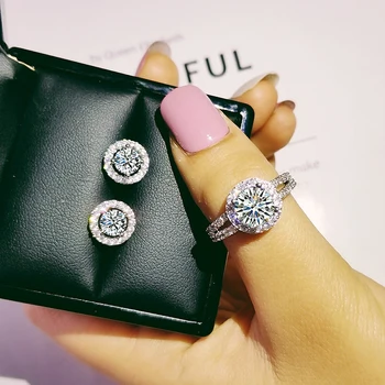 christmas CZ Stone Wedding Engagement Bridal Real Sterling Silver 925 Genuine Simulated Jewelry Sets for women J4931S
christmas CZ Stone Wedding Engagement Bridal Real Sterling Silver 925 Genuine Simulated Jewelry Sets for women J4931S