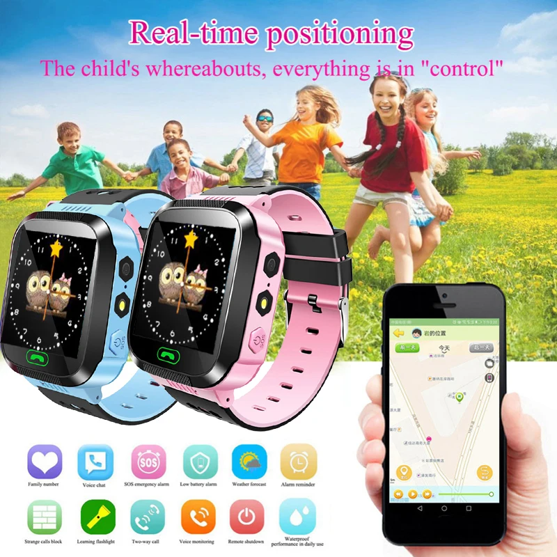 Children Smart Watch Camera Lighting Touch Screen SOS Call LBS Tracking Location Finder Kids Baby Smart Watch
Children Smart Watch Camera Lighting Touch Screen SOS Call LBS Tracking Location Finder Kids Baby Smart Watch