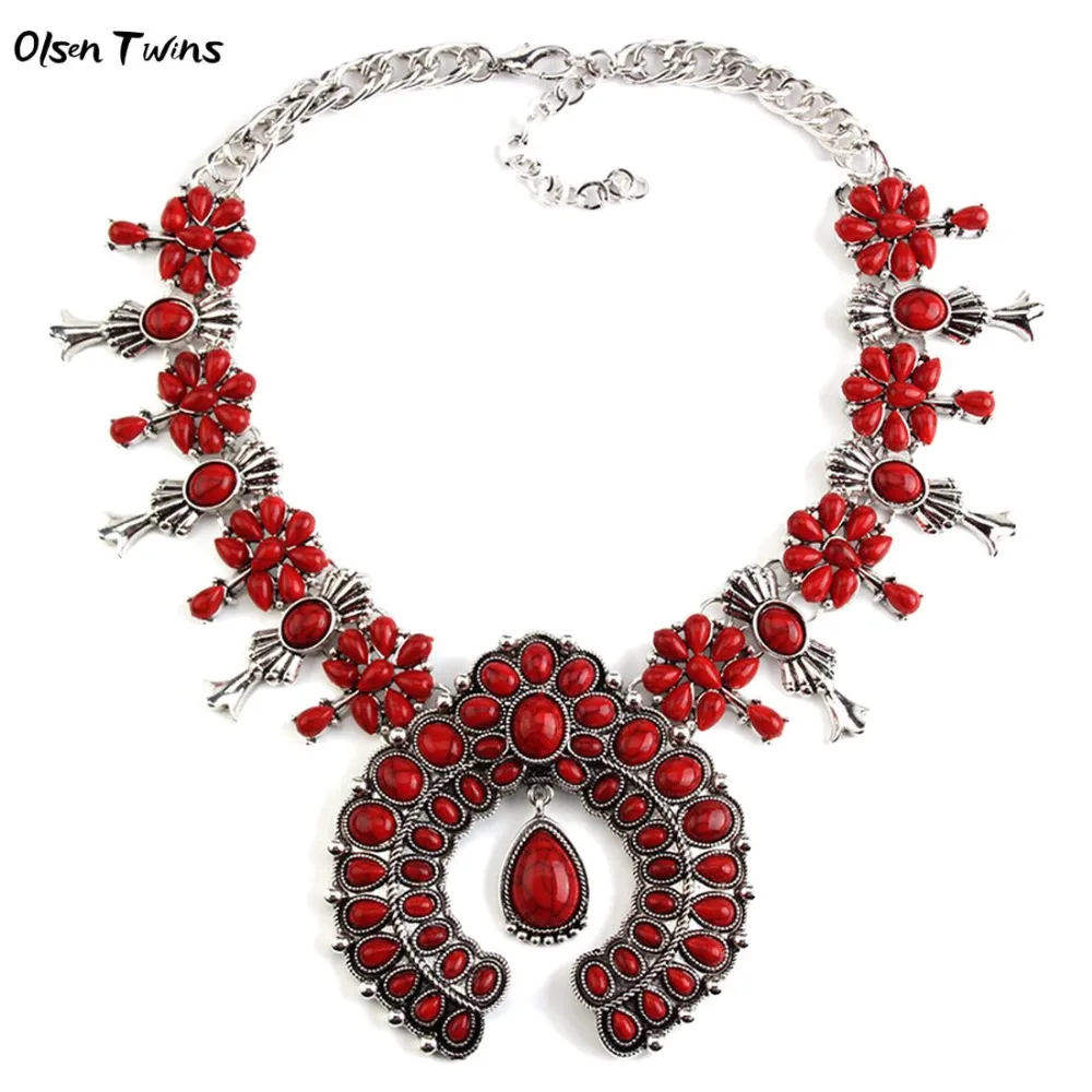 Olsen Twins Boho Vintage Etnicos Bohemian Resin Stone Big Statement Necklaces for Women Dropshipping Wholesale
Olsen Twins Boho Vintage Etnicos Bohemian Resin Stone Big Statement Necklaces for Women Dropshipping Wholesale