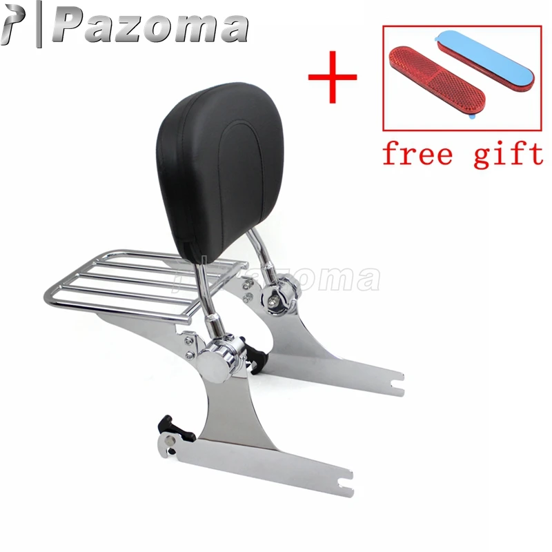 Motorcycle Detachable Sissy Bar Rear Passenger Backrest Luggage Rack Cushion Pad for Harley Dyna FXD FXDC FXDL FXDX 2002-2005
Motorcycle Detachable Sissy Bar Rear Passenger Backrest Luggage Rack Cushion Pad for Harley Dyna FXD FXDC FXDL FXDX 2002-2005