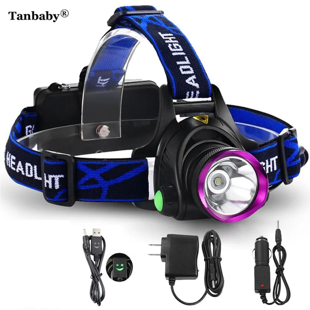 Tanbaby 2000 LM LED Headlamp CREE XM-L XML T6 Headlight Head Torch Camping Lighting Spotlight Hunting +AC Charger+ car charger
Tanbaby 2000 LM LED Headlamp CREE XM-L XML T6 Headlight Head Torch Camping Lighting Spotlight Hunting +AC Charger+ car charger