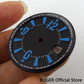 BLIGER 31.5MM Black Sterile Dial Blue Marks Date Window Watch Dial Fit ETA 2836 MINGZHU 2813 4813 Automatic Movement D43
BLIGER 31.5MM Black Sterile Dial Blue Marks Date Window Watch Dial Fit ETA 2836 MINGZHU 2813 4813 Automatic Movement D43