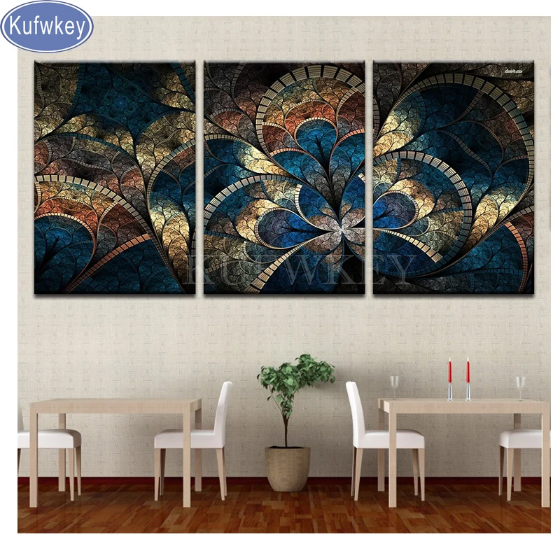 Diamond Painting Abstract fantasy Flower mosaic ctystal Cross Stitch kits Full Round square Rhinestone Diamond Embroidery 3 pcs
Diamond Painting Abstract fantasy Flower mosaic ctystal Cross Stitch kits Full Round square Rhinestone Diamond Embroidery 3 pcs