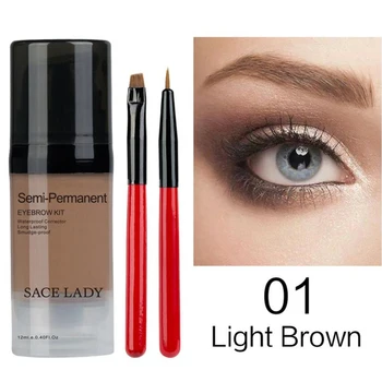 EyeBrow Pomade Paint Waterproof Gel Make Up Brush Set Black Eyebrow Stamp Enhancer Pencil Kit Dye Wax Cosmetic eyebrow penTSLM1
EyeBrow Pomade Paint Waterproof Gel Make Up Brush Set Black Eyebrow Stamp Enhancer Pencil Kit Dye Wax Cosmetic eyebrow penTSLM1