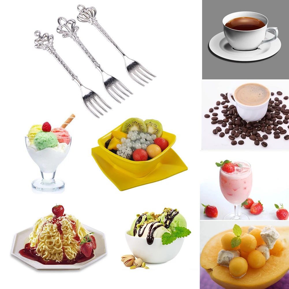Wholesale 3pcs Kitchen Dining Bar Classic Vintage Fruit Fork Set Little Fruit Cake/Dessert Forks
Wholesale 3pcs Kitchen Dining Bar Classic Vintage Fruit Fork Set Little Fruit Cake/Dessert Forks