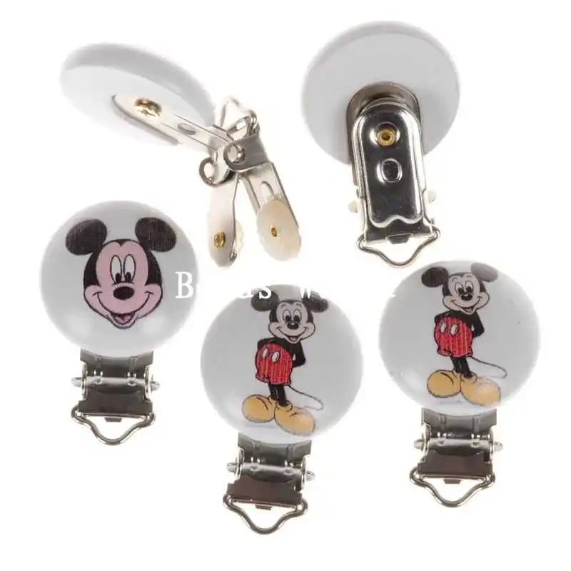 5Pcs White Round Wood Baby Pacifier Clip Metal Holders Lovely Mouse Pattern Cute Infant Soother Clasps Accessories 45x29mm
5Pcs White Round Wood Baby Pacifier Clip Metal Holders Lovely Mouse Pattern Cute Infant Soother Clasps Accessories 45x29mm