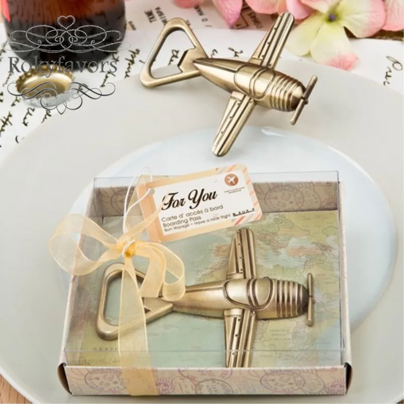30PCS Antique Bronze Airplane Bottle Opener Travel Theme Wedding Favors Bridal Shower Event Keepsakes Engagement Giveaways
30PCS Antique Bronze Airplane Bottle Opener Travel Theme Wedding Favors Bridal Shower Event Keepsakes Engagement Giveaways