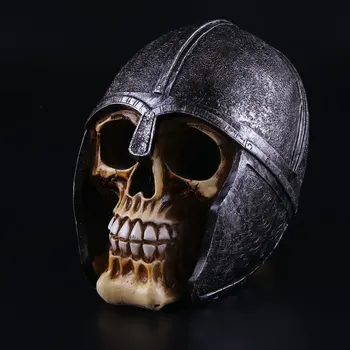 Resin Helmet Skull Statues Armor Warrior Skull Handicraft Human Skulls Head Sculptures For Home Decoration Art Gifts Halloween
Resin Helmet Skull Statues Armor Warrior Skull Handicraft Human Skulls Head Sculptures For Home Decoration Art Gifts Halloween