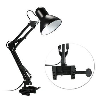 AC85-265V Foldable Desk Lamp Clamp Clip Light 360 Degree Rotatable Adjustable E26/E27 Bulb Base Socket Holder for Reading
AC85-265V Foldable Desk Lamp Clamp Clip Light 360 Degree Rotatable Adjustable E26/E27 Bulb Base Socket Holder for Reading