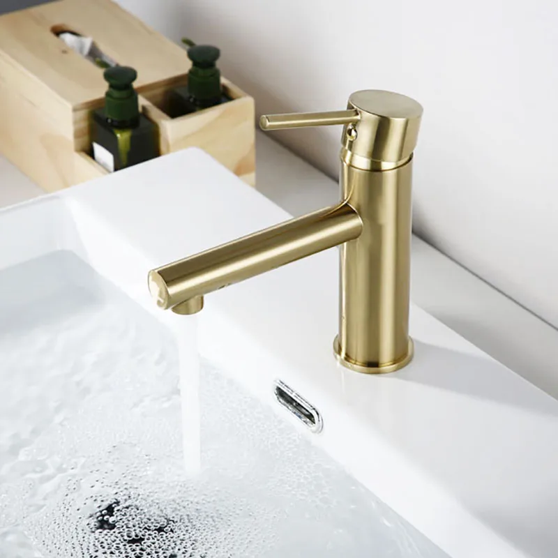 Bathroom Brushed Gold Tap Basin Faucet Bathroom Sink Water Mixer Brass Tapware Single Handle Deck Mounted
Bathroom Brushed Gold Tap Basin Faucet Bathroom Sink Water Mixer Brass Tapware Single Handle Deck Mounted