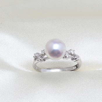 Genuine S925 sterling silver adjustable size pearl ring Open Size Adjustable Rings DIY Findings&Components JZT-2008
Genuine S925 sterling silver adjustable size pearl ring Open Size Adjustable Rings DIY Findings&Components JZT-2008