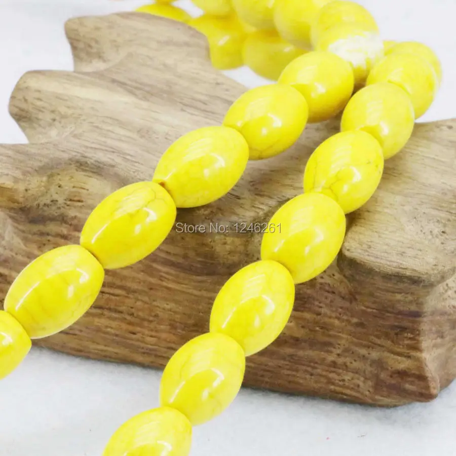 Accessories 8x12mm Yellow Turkey Stone Loose Beads DIY Howlite Bucket For Necklace Bracelet 15inch Girl Jewelry Making Gifts Gem
Accessories 8x12mm Yellow Turkey Stone Loose Beads DIY Howlite Bucket For Necklace Bracelet 15inch Girl Jewelry Making Gifts Gem