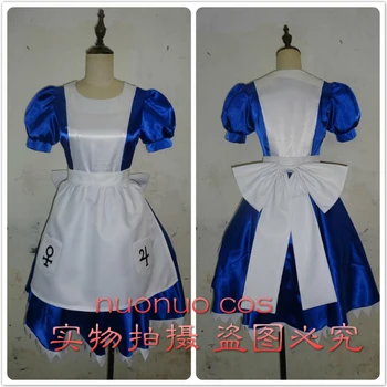 Alice's Adventures in Wonderland The Art of Alice: Madness Returns Costume Cosplay dress blue maid dress for women for party
Alice's Adventures in Wonderland The Art of Alice: Madness Returns Costume Cosplay dress blue maid dress for women for party