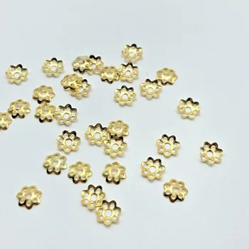 1000pcs/lot 6mm 8MM Silver/Gold Flower petal End Spacer Beads Caps Charms Bead Cups Jewelry Making Spaced Apart Jewelry findings
1000pcs/lot 6mm 8MM Silver/Gold Flower petal End Spacer Beads Caps Charms Bead Cups Jewelry Making Spaced Apart Jewelry findings
