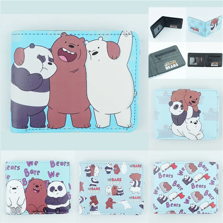 Cute We Bare Bears Series Wallet Anime Cosplay Students Short Wallets Fashion PU Credit Card Case Holder Bifold Purse Girl Gift
Cute We Bare Bears Series Wallet Anime Cosplay Students Short Wallets Fashion PU Credit Card Case Holder Bifold Purse Girl Gift