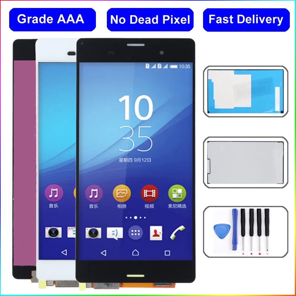 5.2" D6603 lcd For Sony Z3 LCD L55t D6603 D6643 D6653 Display touch screen digitizer Assembly For Sony xperia z3 Display
5.2" D6603 lcd For Sony Z3 LCD L55t D6603 D6643 D6653 Display touch screen digitizer Assembly For Sony xperia z3 Display