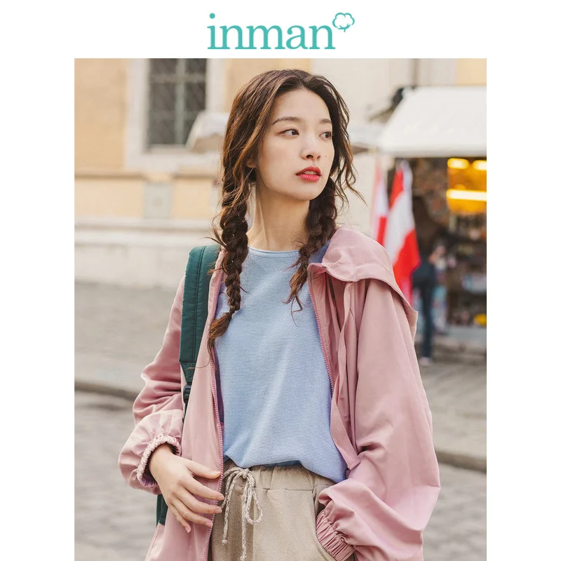 INMAN 2019 Autumn New Arrival Hoodie All Mathced Casual Solid Fashion Minimalism Loose Coat Women Windbreaker
INMAN 2019 Autumn New Arrival Hoodie All Mathced Casual Solid Fashion Minimalism Loose Coat Women Windbreaker