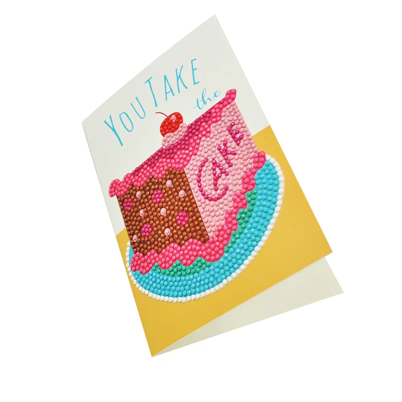 Happymems 4.75*7in DIY Cute Sliced Cake Cartoon Diamond Painting Cards Postcards Diamond Painting Gift Embroidery Cards Crafts
Happymems 4.75*7in DIY Cute Sliced Cake Cartoon Diamond Painting Cards Postcards Diamond Painting Gift Embroidery Cards Crafts