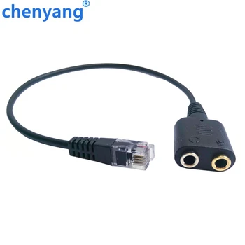 Free Shipping PC headset to 4P4C RJ9/RJ10/RJ22 jack adapter dual 3.5mm headphones with mic to RJ9 plug for desk phone
Free Shipping PC headset to 4P4C RJ9/RJ10/RJ22 jack adapter dual 3.5mm headphones with mic to RJ9 plug for desk phone