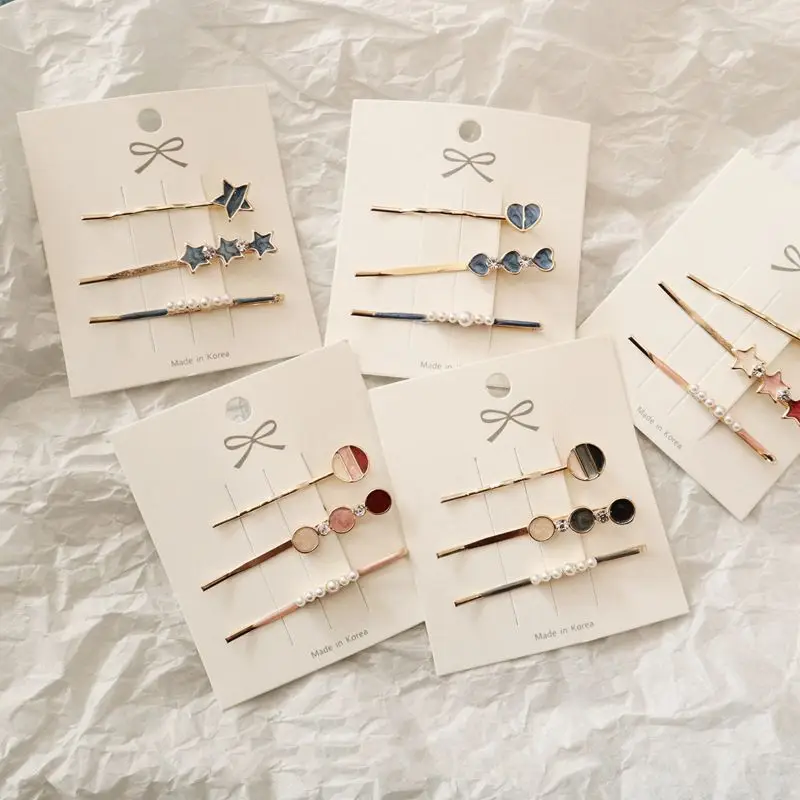 3pcs/set Drop oil Color Geometric Love Hairpin Set Glaze Metal Hair clips Hair Styling Tools Hair Accessories New 2019
3pcs/set Drop oil Color Geometric Love Hairpin Set Glaze Metal Hair clips Hair Styling Tools Hair Accessories New 2019