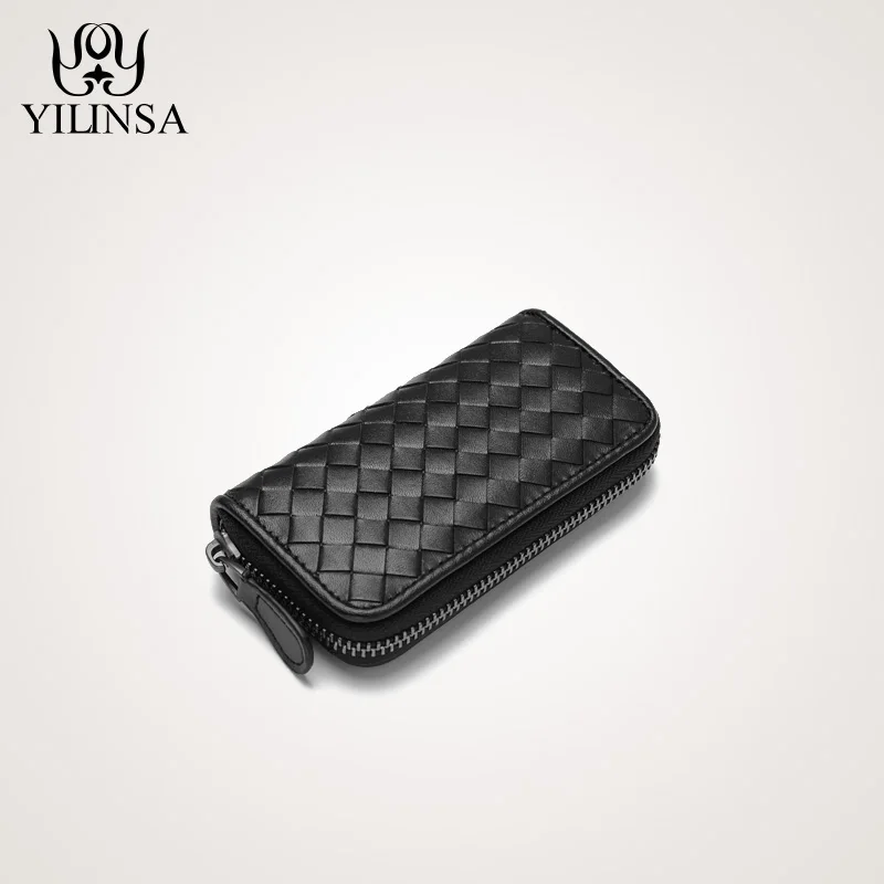 Cow Genuine Leather Knitted Key Bag Zipper Zero Purse Unisex Wallet Credit ID Business Bank Card Holder Purse Handmade Women Man
Cow Genuine Leather Knitted Key Bag Zipper Zero Purse Unisex Wallet Credit ID Business Bank Card Holder Purse Handmade Women Man