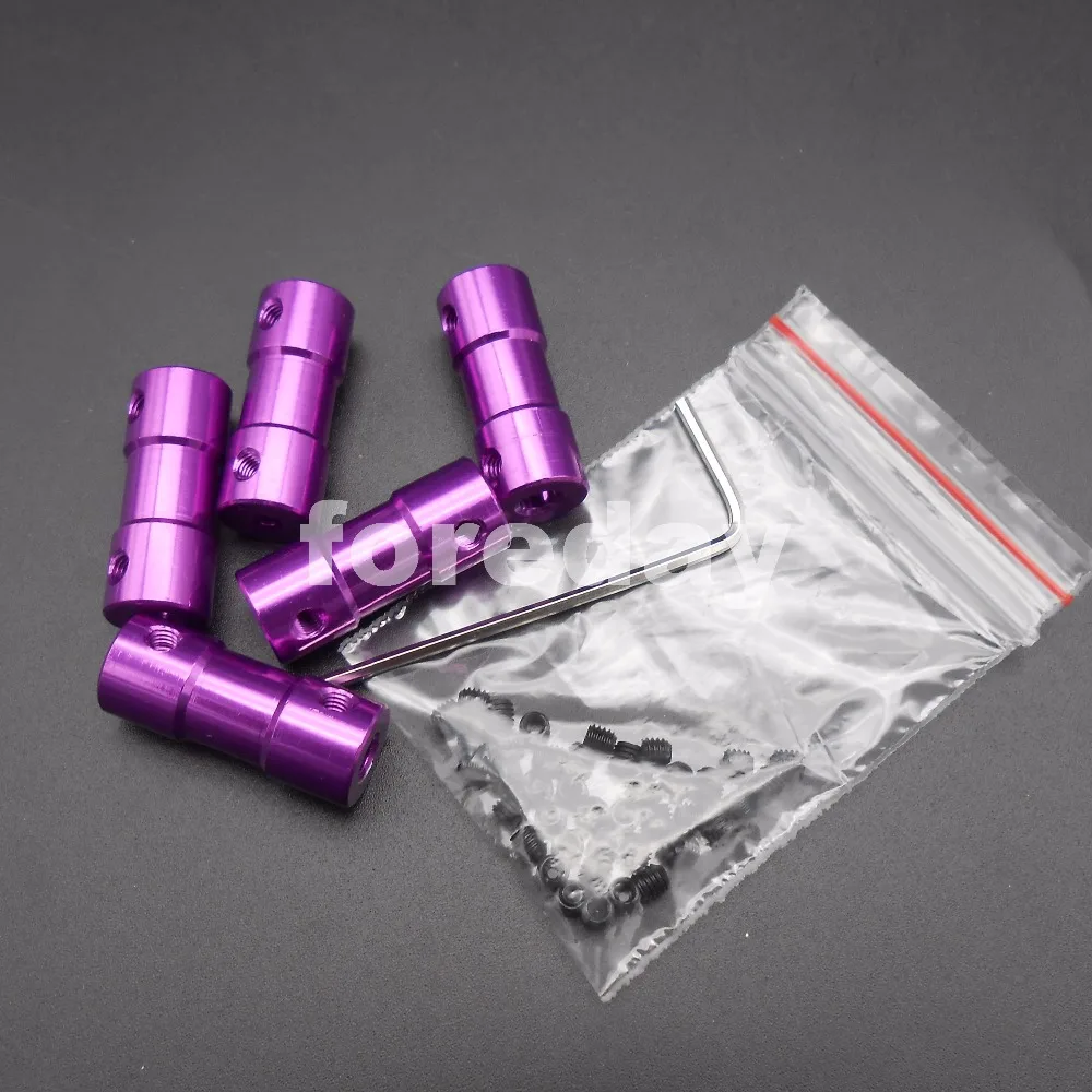 HQ&NEW 5PCS Aluminum Purple 4-5mm Shaft Motor Flexible Coupling Coupler Length: 25mm dia. 10mm +1 Spanner wrench 4-5 *FD483X5+1
HQ&NEW 5PCS Aluminum Purple 4-5mm Shaft Motor Flexible Coupling Coupler Length: 25mm dia. 10mm +1 Spanner wrench 4-5 *FD483X5+1