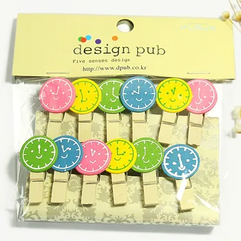 12 pcs/lot Creative Clock Series Wooden Clip Photo paper Clothespin Craft Clips Party Decoration Clip with Hemp Rope
12 pcs/lot Creative Clock Series Wooden Clip Photo paper Clothespin Craft Clips Party Decoration Clip with Hemp Rope