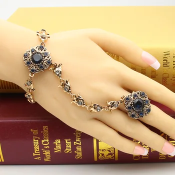 Classic Vintage Morocco Jewelry Sets Antique Gold Palting Adjustable Size Bracelet & Ring Women Anniversary Party Festival Gift
Classic Vintage Morocco Jewelry Sets Antique Gold Palting Adjustable Size Bracelet & Ring Women Anniversary Party Festival Gift