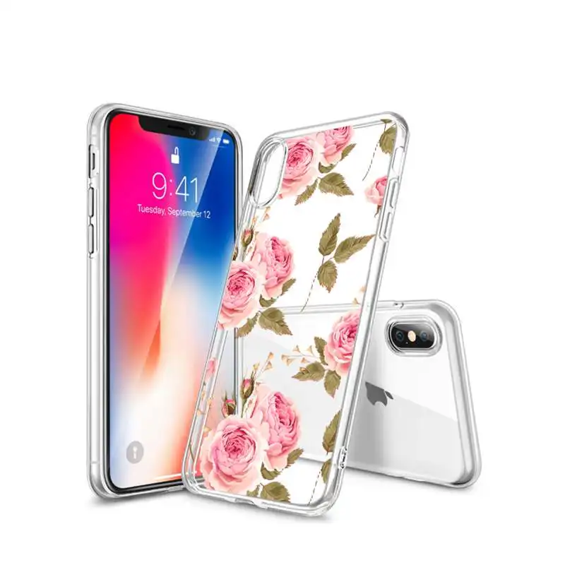 Clear Retro Flower Phone Case For iphone XR 8plus Back Case 360° shockproof Airbag Cover For iphone 7 8 6 6s Plus XS MAX XR Case
Clear Retro Flower Phone Case For iphone XR 8plus Back Case 360° shockproof Airbag Cover For iphone 7 8 6 6s Plus XS MAX XR Case
