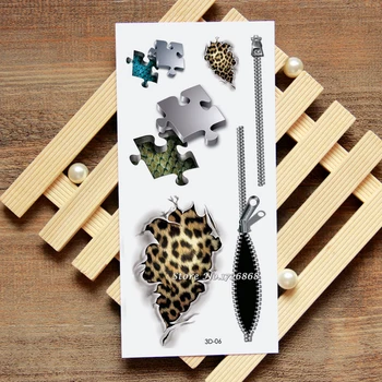 Leopard puzzle 3D Temporary Tattoo Body Art Flash Tattoo Stickers Waterproof Car Styling Tattoo Home Decor Wall Sticker #006
Leopard puzzle 3D Temporary Tattoo Body Art Flash Tattoo Stickers Waterproof Car Styling Tattoo Home Decor Wall Sticker #006