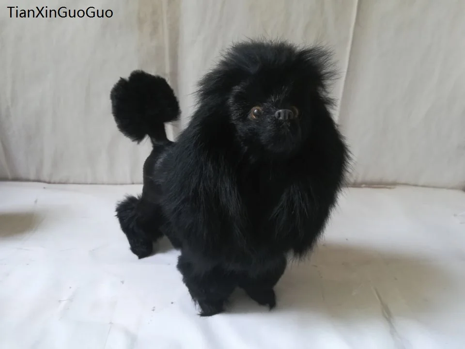 large 24x8x20cm plastic&fur black poodle hard model craft home decoration toy gift w0558
large 24x8x20cm plastic&fur black poodle hard model craft home decoration toy gift w0558