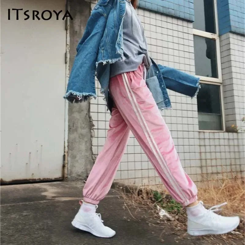 Itsro 2017 Tracksuit For Women Sport Suit Pants Women Bandage Strap Harem pants Present Tracksuit Women Camping Wide Leg Pants
Itsro 2017 Tracksuit For Women Sport Suit Pants Women Bandage Strap Harem pants Present Tracksuit Women Camping Wide Leg Pants