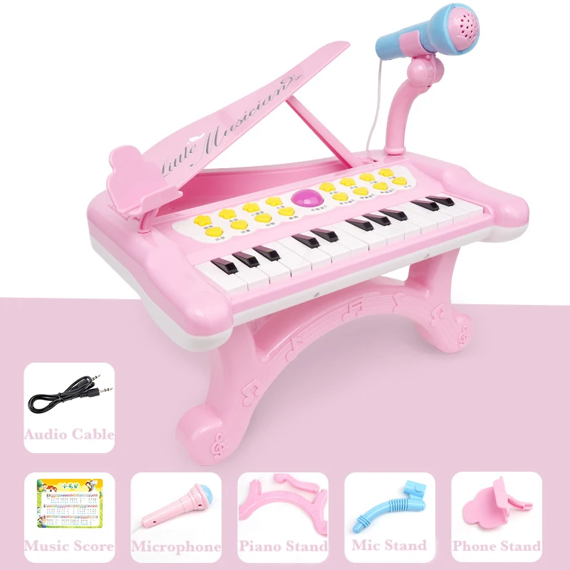 Musical Piano Instruments for Kid Sound Lights Children from 1 to 3 Microphone Battery Keyboard Baby Infant Toddler Girls 2019
Musical Piano Instruments for Kid Sound Lights Children from 1 to 3 Microphone Battery Keyboard Baby Infant Toddler Girls 2019