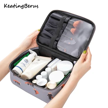 New Waterproof PU Cosmetic Bag Woman Portable portable MakeUp Bag Organizer Big capacity Travel Makeup Case
New Waterproof PU Cosmetic Bag Woman Portable portable MakeUp Bag Organizer Big capacity Travel Makeup Case