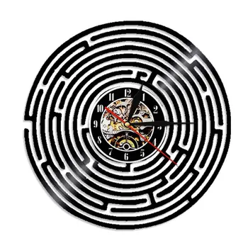 1Piece Labyrinth Art Vinyl Record Clock Wall Decor Home Design Vintage Handmade Minimalist Art Gift
1Piece Labyrinth Art Vinyl Record Clock Wall Decor Home Design Vintage Handmade Minimalist Art Gift