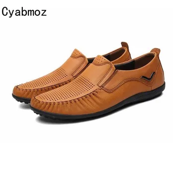 Men Loafers 2018 Casual Boat Shoes Fashion Full Genuine Leather Slip On Driving Shoe Soft Moccasins Hollow Cut Out Flats Gommino
Men Loafers 2018 Casual Boat Shoes Fashion Full Genuine Leather Slip On Driving Shoe Soft Moccasins Hollow Cut Out Flats Gommino