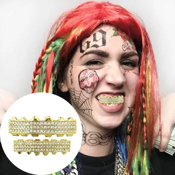 Rainbow Hip Hop Teeth Top Bottom Tooth Grill Set Copper Tooth Cap Jewelry Teeth G703
Rainbow Hip Hop Teeth Top Bottom Tooth Grill Set Copper Tooth Cap Jewelry Teeth G703