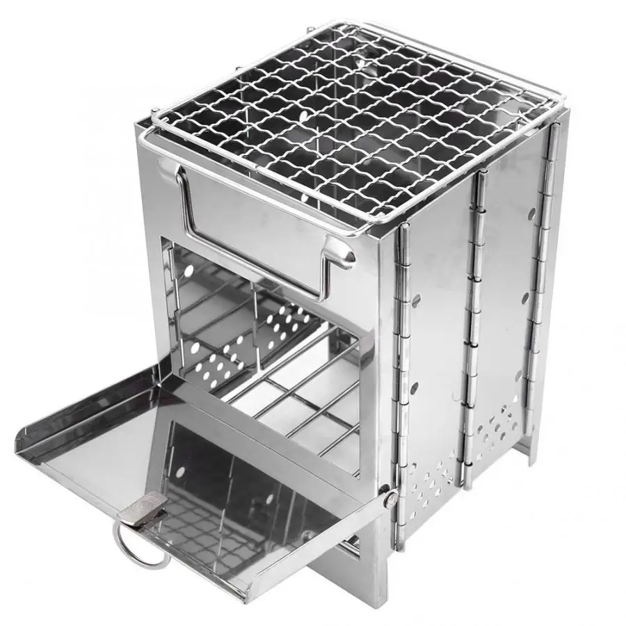 Outdoor Charcoal Firewood Stove Stainless Steel Foldable Picnic Barbecue Grill BBQ Stove Outdoor Camping Charcoal Grill Stove
Outdoor Charcoal Firewood Stove Stainless Steel Foldable Picnic Barbecue Grill BBQ Stove Outdoor Camping Charcoal Grill Stove