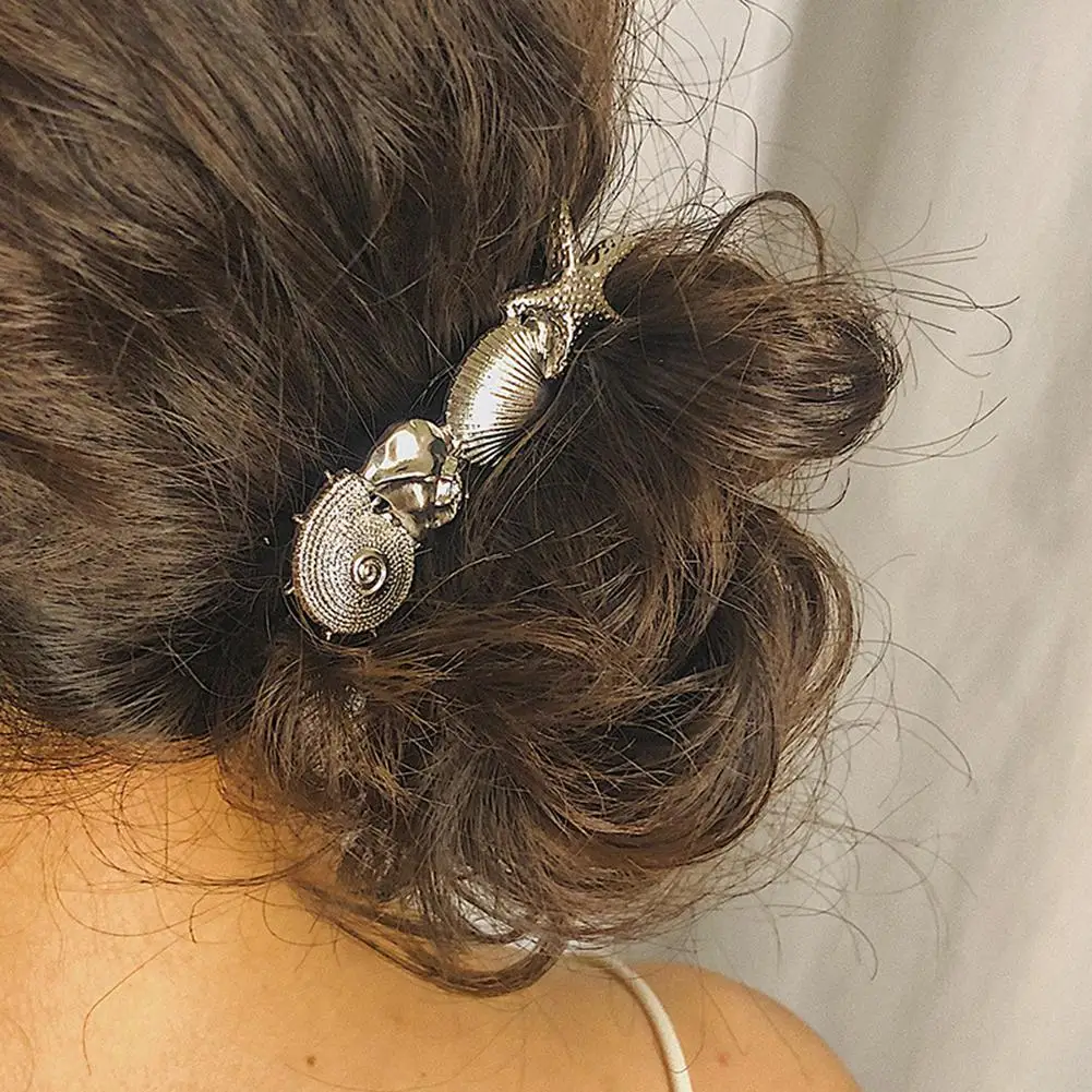 Fashion Women Starfish Shell Conch Barrette Spring Hairpin Hair Clip Headwear boho
Fashion Women Starfish Shell Conch Barrette Spring Hairpin Hair Clip Headwear boho