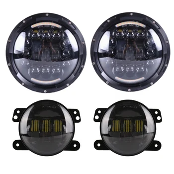 TNOOG for Jeep Wrangler JK Halo Angel Eyes 90W 7" Inch Round LED Headlight & 4 inch Led Fog Light
TNOOG for Jeep Wrangler JK Halo Angel Eyes 90W 7" Inch Round LED Headlight & 4 inch Led Fog Light