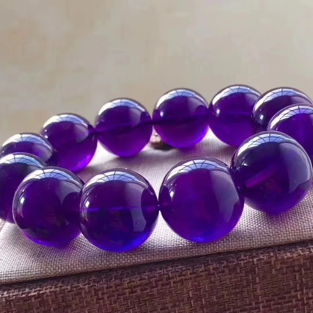 Top Quality Natural Purple Amethyst Quartz Man Women Power Amethyst Uruguay Round Beads 20mm Bracelets AAAAA Drop Shipping
Top Quality Natural Purple Amethyst Quartz Man Women Power Amethyst Uruguay Round Beads 20mm Bracelets AAAAA Drop Shipping