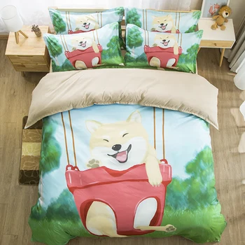 3D Shiba Inu Bedding Set Dog Twin Full queen king Bedclothes Pet Dog Double quilt cover Kit Animal cartoon cute duvet cover sets
3D Shiba Inu Bedding Set Dog Twin Full queen king Bedclothes Pet Dog Double quilt cover Kit Animal cartoon cute duvet cover sets